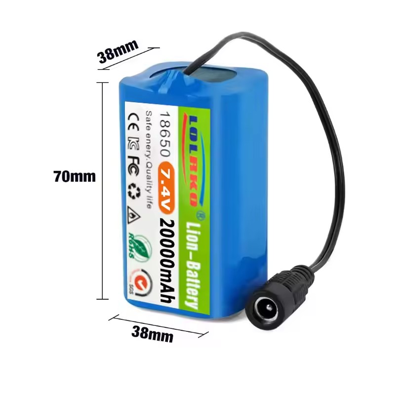 7.4V 20000mAh Battery with USB - огляд і ціна Fish Finder Charger