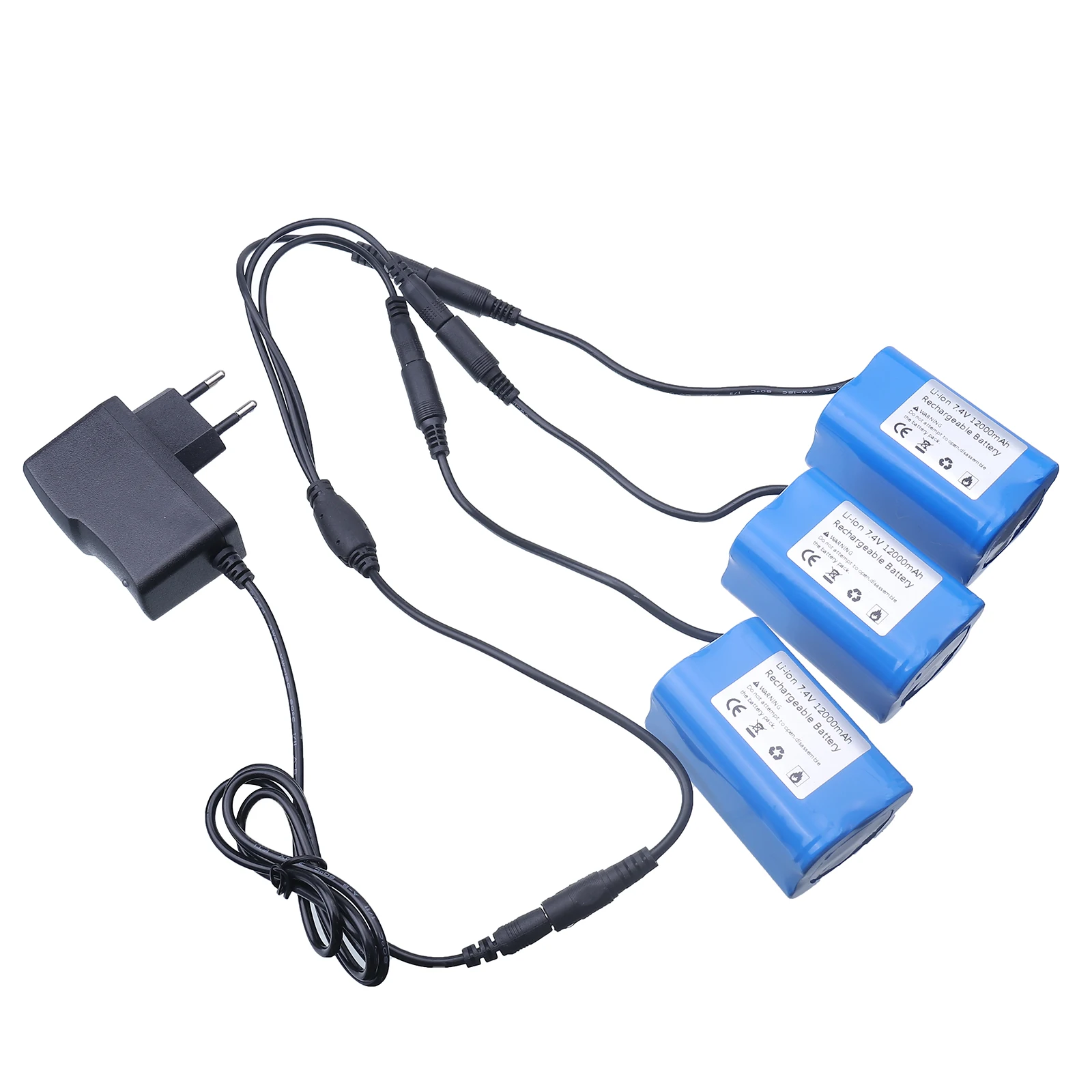 7.4V 12000mAh Battery with USB - огляд і ціна Fish Finder Charger
